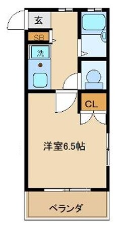 南阿佐ケ谷駅 徒歩2分 1階の物件間取画像